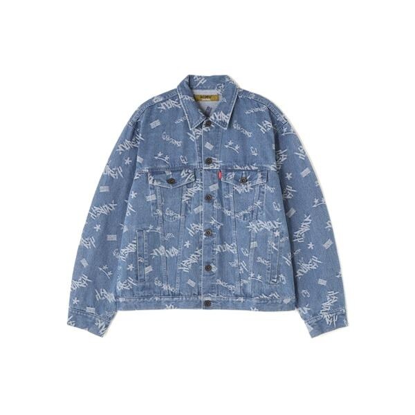 アヴィレックス（AVIREX）/TAGGING JACQUARD DENIM JACKET／タギング ジャガード デニムジャケット_12