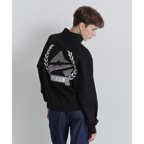 アヴィレックス（AVIREX）/《WEB&限定》ASTAR HALFZIP SWEAT ／ Aスター ハーフジップスウェッ
