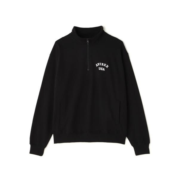 アヴィレックス（AVIREX）/《WEB&限定》ASTAR HALFZIP SWEAT ／ Aスター ハーフジップスウェッ