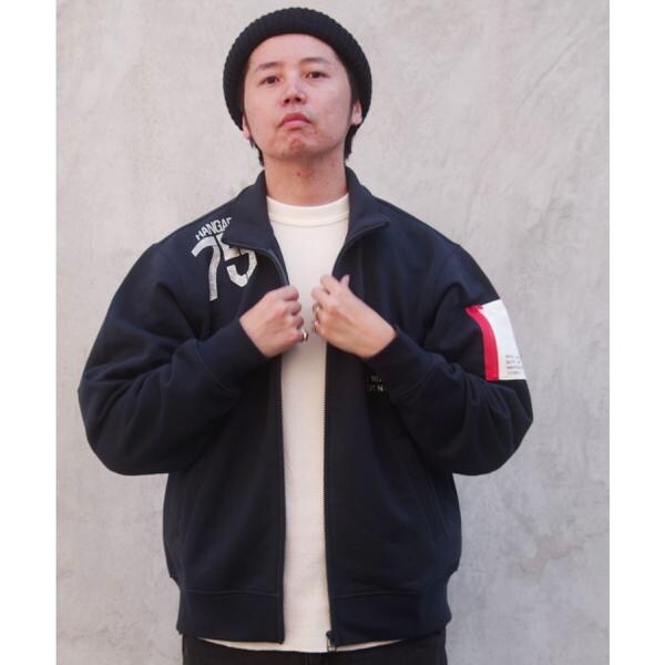 アヴィレックス（AVIREX）/《WEB&限定》REMODEL DESIGN STAND ZIP SWEAT／リモデル ジ