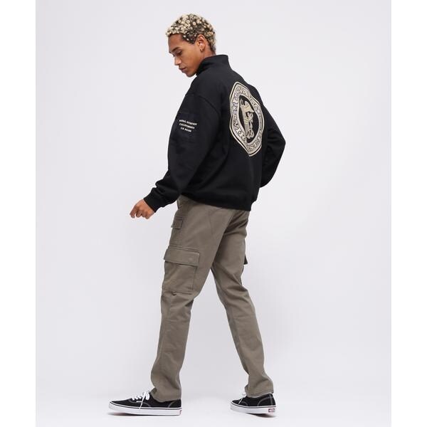 アヴィレックス（AVIREX）/《WEB限定》HALF ZIP FATIGUE SWEAT／ハーフジップ ファティーグ スウェット