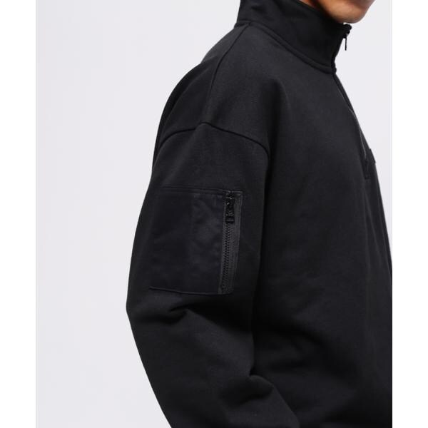 アヴィレックス（AVIREX）/《WEB限定》HALF ZIP FATIGUE SWEAT／ハーフジップ ファティーグ スウェット