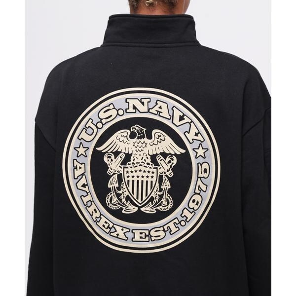 アヴィレックス（AVIREX）/《WEB限定》HALF ZIP FATIGUE SWEAT／ハーフジップ ファティーグ スウェット