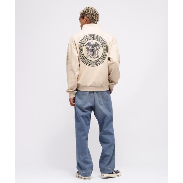 アヴィレックス（AVIREX）/《WEB限定》HALF ZIP FATIGUE SWEAT／ハーフジップ ファティーグ スウェット