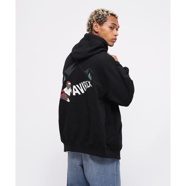 アヴィレックス（AVIREX）/《WEB限定》BEAR  BOARD HOODIE ／ ベア スノーボード フーディー