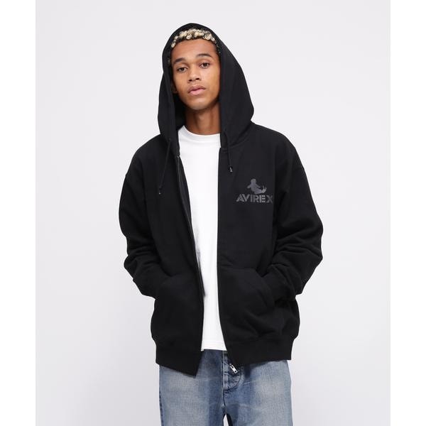 アヴィレックス（AVIREX）/《WEB限定》BEAR  BOARD HOODIE ／ ベア スノーボード フーディー
