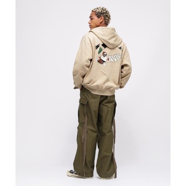 アヴィレックス（AVIREX）/《WEB限定》BEAR  BOARD HOODIE ／ ベア スノーボード フーディー