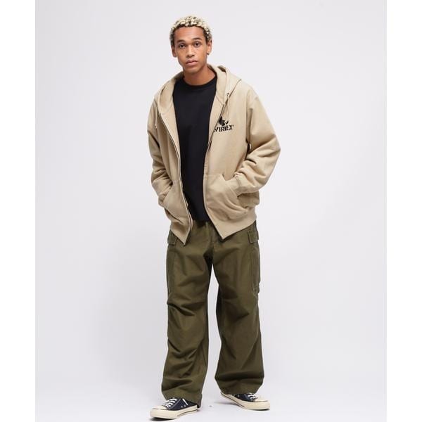 アヴィレックス（AVIREX）/《WEB限定》BEAR  BOARD HOODIE ／ ベア スノーボード フーディー