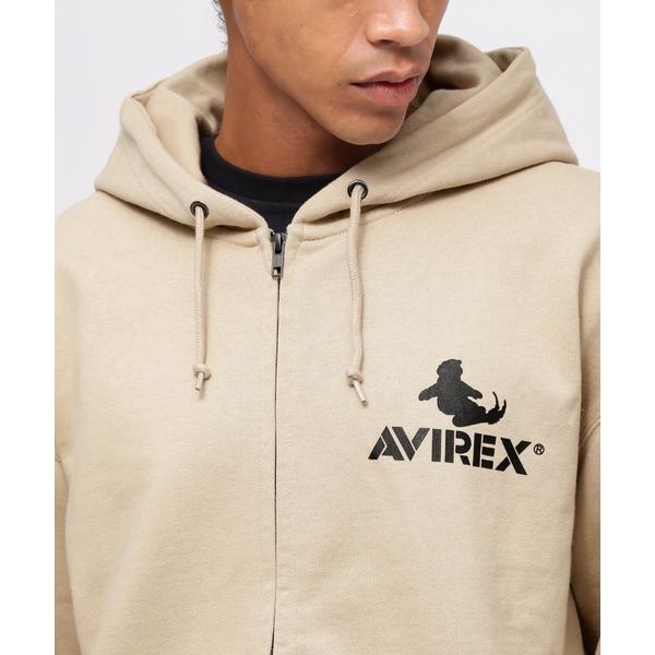 アヴィレックス（AVIREX）/《WEB限定》BEAR  BOARD HOODIE ／ ベア スノーボード フーディー