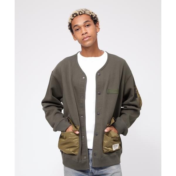 アヴィレックス（AVIREX）/《WEB&限定》TACTICAL CARDIGAN ／ タクティカル カーディガン ／ A