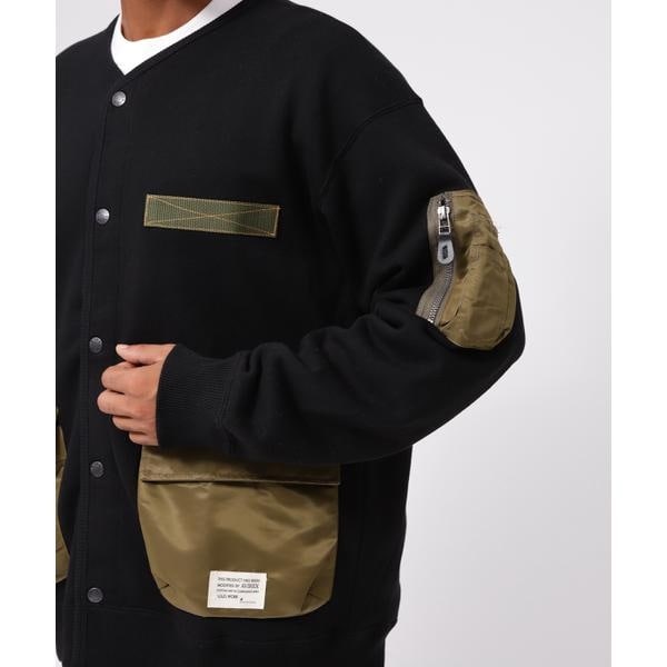 アヴィレックス（AVIREX）/《WEB&限定》TACTICAL CARDIGAN ／ タクティカル カーディガン ／ A