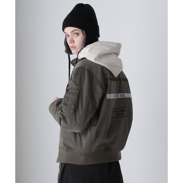 アヴィレックス（AVIREX）/《直営店限定》STENCIL JKT ”HAT IN THE RING”／ステンシルジャケット