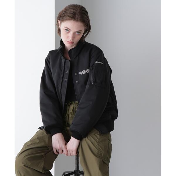 アヴィレックス（AVIREX）/《直営店限定》STENCIL JKT ”HAT IN THE RING”／ステンシルジャケット