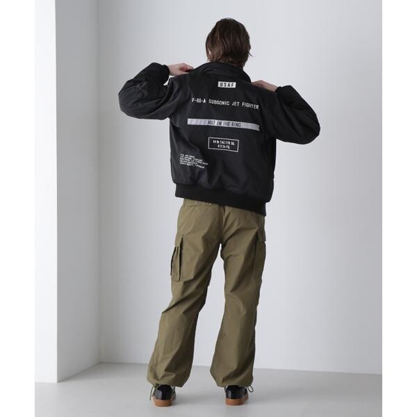 アヴィレックス（AVIREX）/《直営店限定》STENCIL JKT ”HAT IN THE RING”／ステンシルジャケット