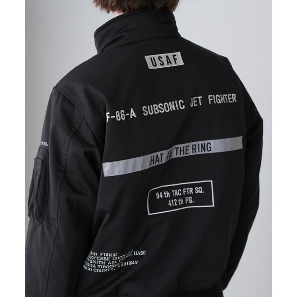 アヴィレックス（AVIREX）/《直営店限定》STENCIL JKT ”HAT IN THE RING”／ステンシルジャケット