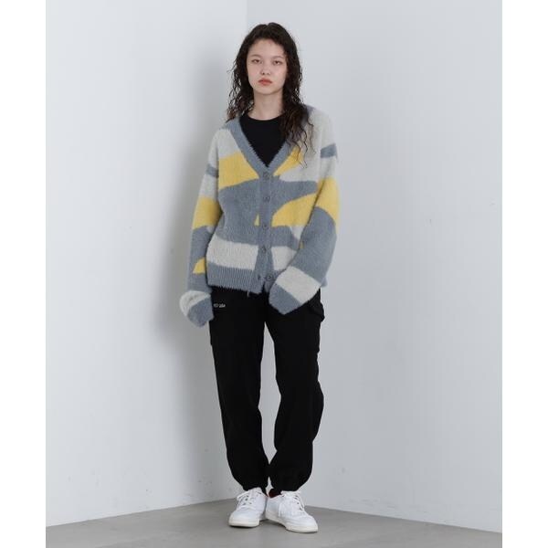 アヴィレックス（AVIREX）/《直営店限定》SHAGGY KNIT CARDIGAN／シャギーニットカーディガン
