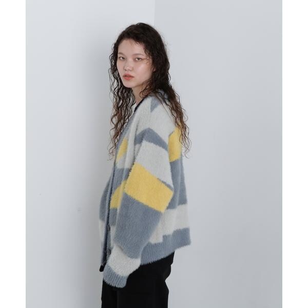 アヴィレックス（AVIREX）/《直営店限定》SHAGGY KNIT CARDIGAN／シャギーニットカーディガン