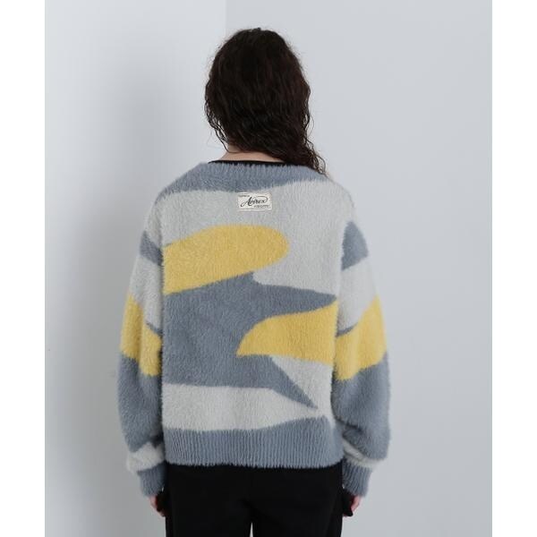 アヴィレックス（AVIREX）/《直営店限定》SHAGGY KNIT CARDIGAN／シャギーニットカーディガン