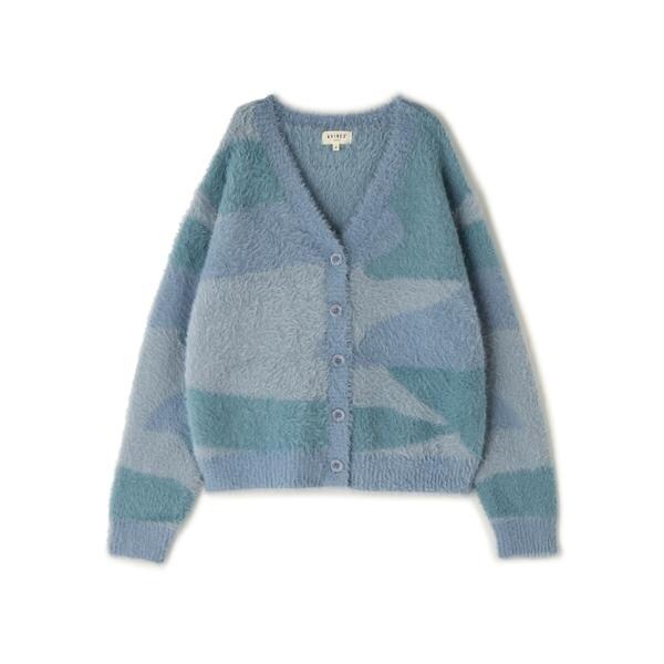 アヴィレックス（AVIREX）/《直営店限定》SHAGGY KNIT CARDIGAN／シャギーニットカーディガン