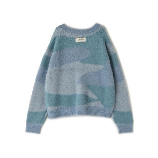 アヴィレックス（AVIREX）/《直営店限定》SHAGGY KNIT CARDIGAN／シャギーニットカーディガン