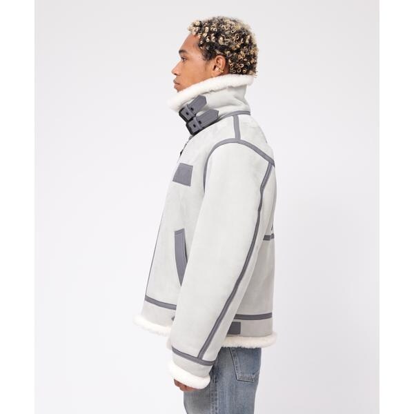 新品◆AVIREX / アヴィレックス B-3 (2104) 現行モデル USA製 シープスキン ムートン フライト ジャケット 茶 ブラウン 36 アヴィレックス（AVIREX）⁄TYPE B−3 USAAF ／ タイプ B−3 ／ AVIREX