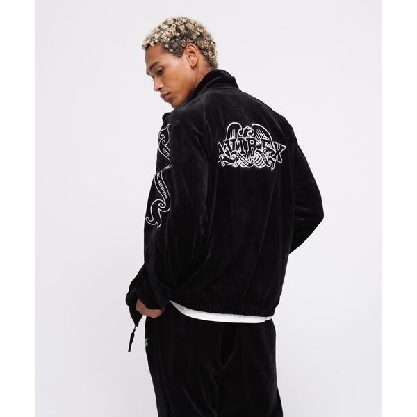 アヴィレックス（AVIREX）/《WEB&限定》VELOUR TRACK JACKET ／ ベロア トラックジャケット