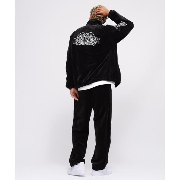 アヴィレックス（AVIREX）/《WEB&限定》VELOUR TRACK JACKET ／ ベロア トラックジャケット