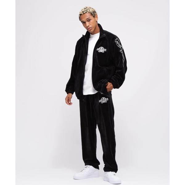 アヴィレックス（AVIREX）/《WEB&限定》VELOUR TRACK JACKET ／ ベロア トラックジャケット