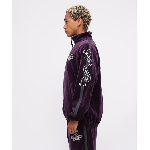 アヴィレックス（AVIREX）/《WEB&限定》VELOUR TRACK JACKET ／ ベロア トラックジャケット