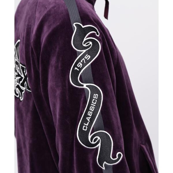 アヴィレックス（AVIREX）/《WEB&限定》VELOUR TRACK JACKET ／ ベロア トラックジャケット