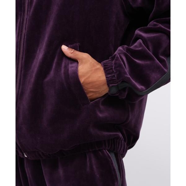 アヴィレックス（AVIREX）/《WEB&限定》VELOUR TRACK JACKET ／ ベロア トラックジャケット
