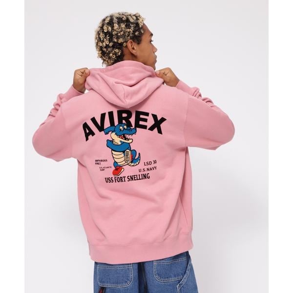 アヴィレックス（AVIREX）/《WEB&限定》USS FORT SNELLING ZIPUP HOODIE