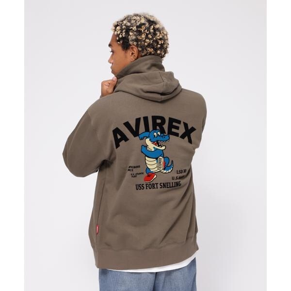 アヴィレックス（AVIREX）/《WEB&限定》USS FORT SNELLING ZIPUP HOODIE