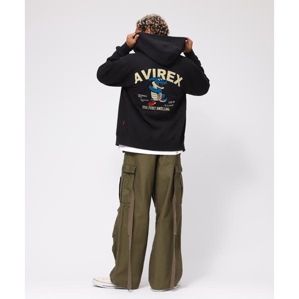 アヴィレックス（AVIREX）/《WEB&限定》USS FORT SNELLING ZIPUP HOODIE