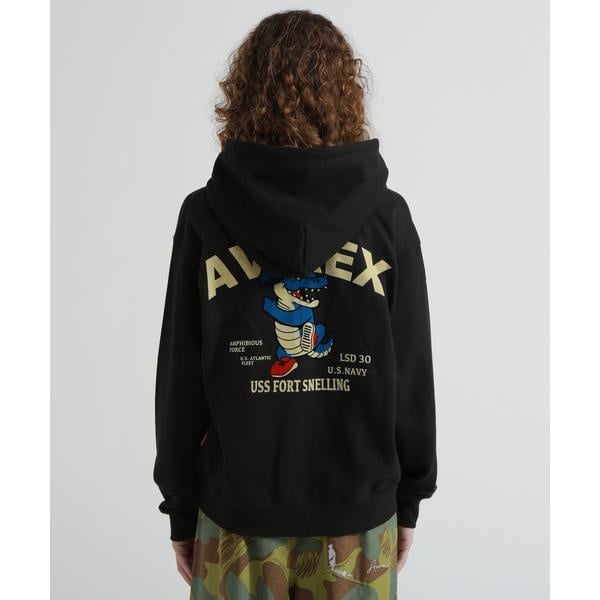 アヴィレックス（AVIREX）/《WEB&限定》USS FORT SNELLING ZIPUP HOODIE