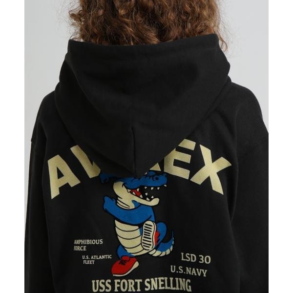 アヴィレックス（AVIREX）/《WEB&限定》USS FORT SNELLING ZIPUP HOODIE