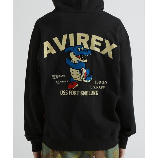 アヴィレックス（AVIREX）/《WEB&限定》USS FORT SNELLING ZIPUP HOODIE