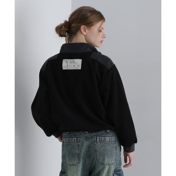 アヴィレックス（AVIREX）/《直営店限定》HALF ZIP FLEECE TOPS／ハーフジップフリーストップス