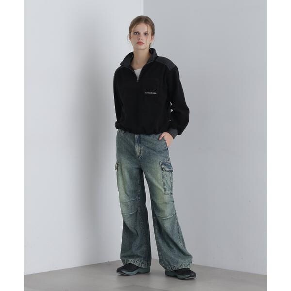 アヴィレックス（AVIREX）/《直営店限定》HALF ZIP FLEECE TOPS／ハーフジップフリーストップス