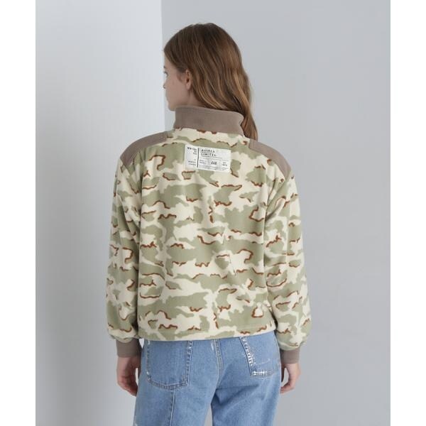 アヴィレックス（AVIREX）/《直営店限定》HALF ZIP FLEECE TOPS／ハーフジップフリーストップス