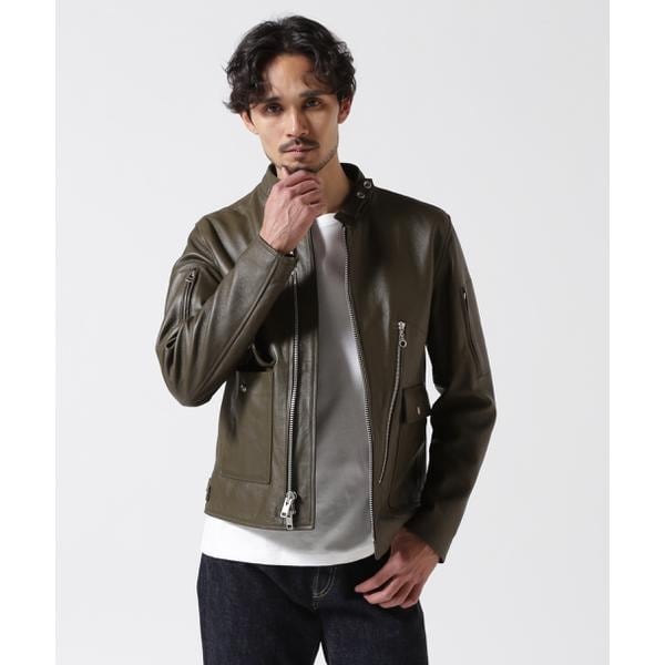 AVIREX レザーライダースジャケット 希少L○AVIREX アヴィレックス