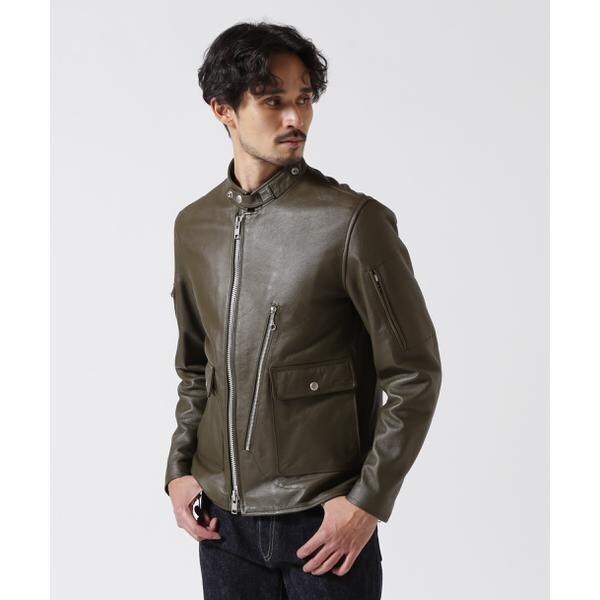 アヴィレックス（AVIREX）/LEATHER MILITARY RIDERS JACKET／レザー