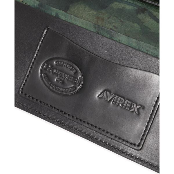 アヴィレックス（AVIREX）/《AVIREX ／ HORWEEN》SHELL CORDOVAN LONG WALLET ／ シェル