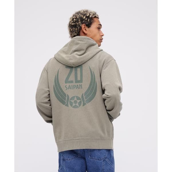 アヴィレックス（AVIREX）/《WEB限定》FADE WASH ZIP UP PARKA ”SAIPAN” ／ フェイドウォッシュ