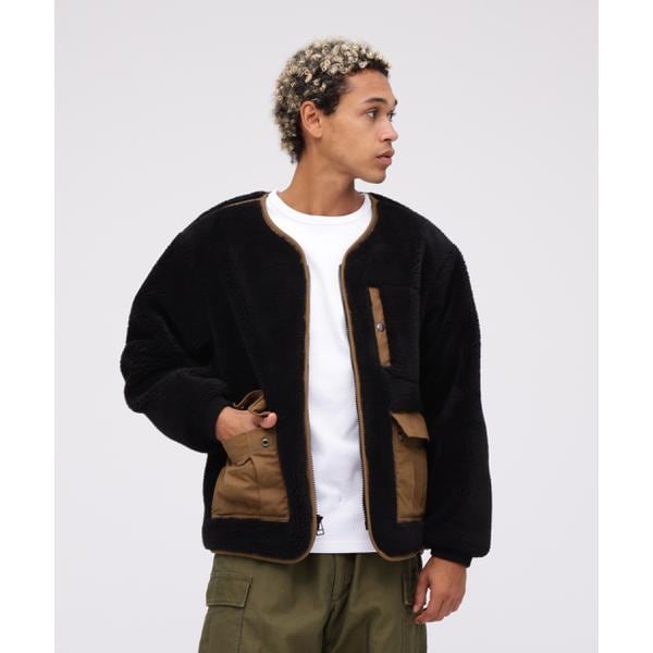 アヴィレックス（AVIREX）/《WEB&限定》BOA CARDIGAN ’24 ／ ボア カーディガン ／ AVIREX