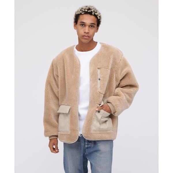 アヴィレックス（AVIREX）/《WEB&限定》BOA CARDIGAN ’24 ／ ボア カーディガン ／ AVIREX