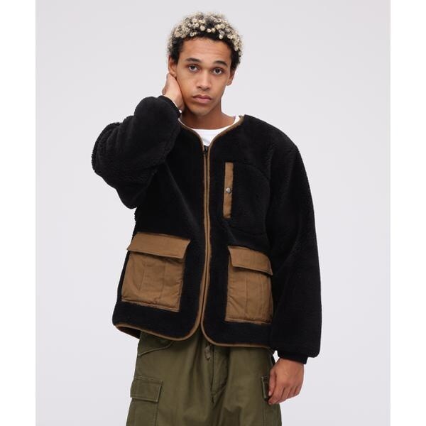 アヴィレックス（AVIREX）/《WEB&限定》BOA CARDIGAN ’24 ／ ボア カーディガン ／ AVIREX