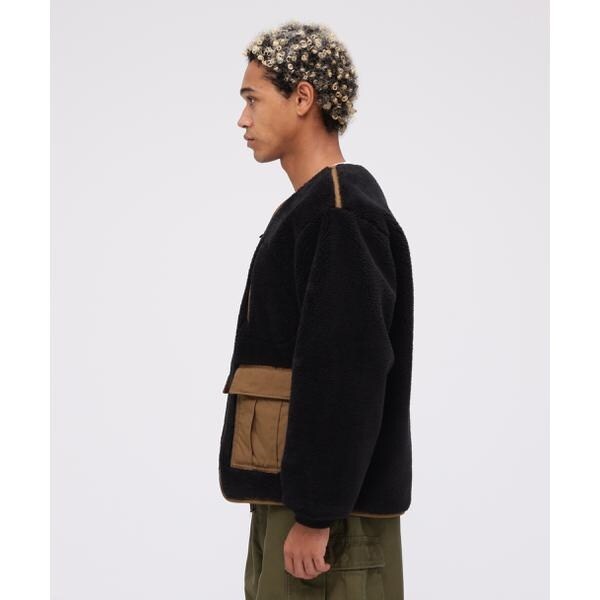 アヴィレックス（AVIREX）/《WEB&限定》BOA CARDIGAN ’24 ／ ボア カーディガン ／ AVIREX