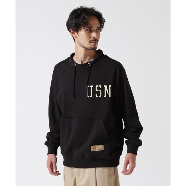 アヴィレックス（AVIREX）/《直営店限定》US．NAVY MOCK NECK SWEAT ／ モックネックスウェット ／ AVI