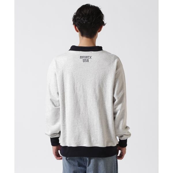 アヴィレックス（AVIREX）/《直営店限定》US．NAVY MOCK NECK SWEAT ／ モックネックスウェット ／ AVI